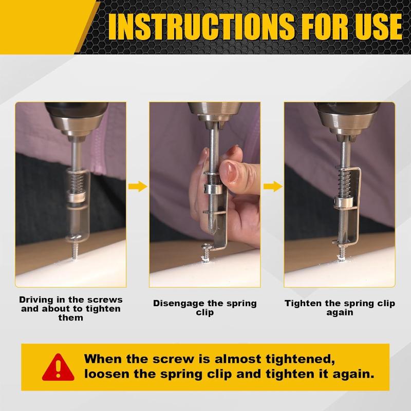 Woodworking Hardware - Wear-Resistant Spring Screw Support Tip Universal