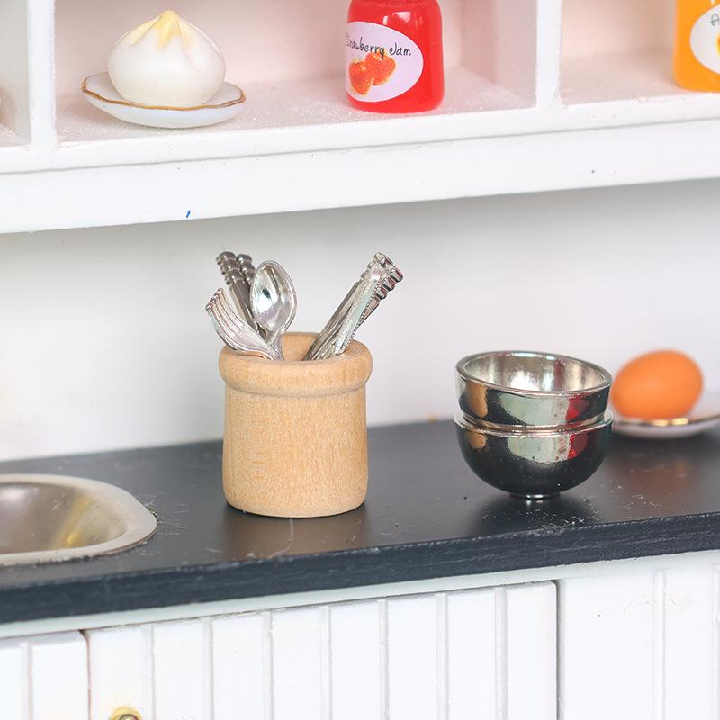Woodworking Tool - Miniature Kitchen Utensils Set 1:12 Scale