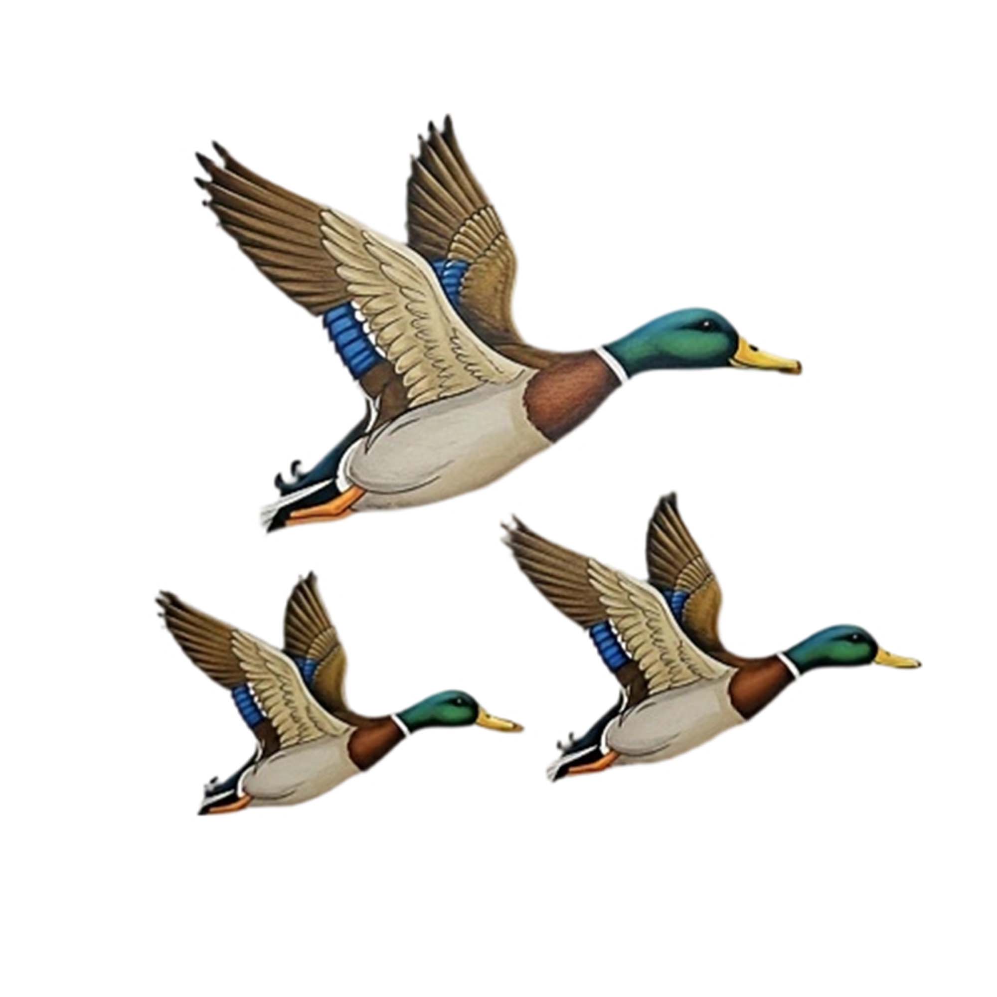 Woodworking Resin - 3Pcs Wild Duck Wall Arts Unique