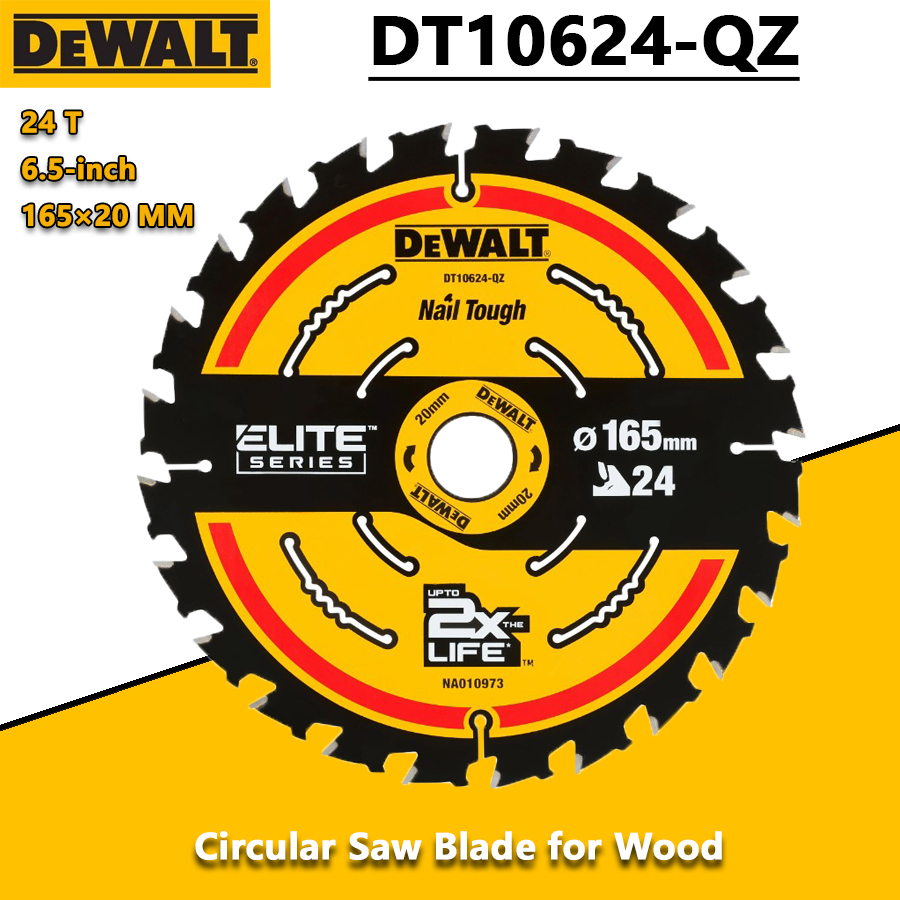 Woodworking Tool - DEWALT DT10624-QZ 1/3pcs 24T Construction Circular