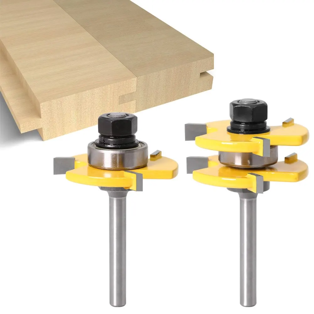 Woodworking Marking Knife - 2PCS Woodworking Milling Cutter 3 Teeth