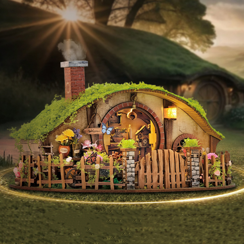 Woodworking For Kids - Wooden DIY Magic Ring Dollhouse with