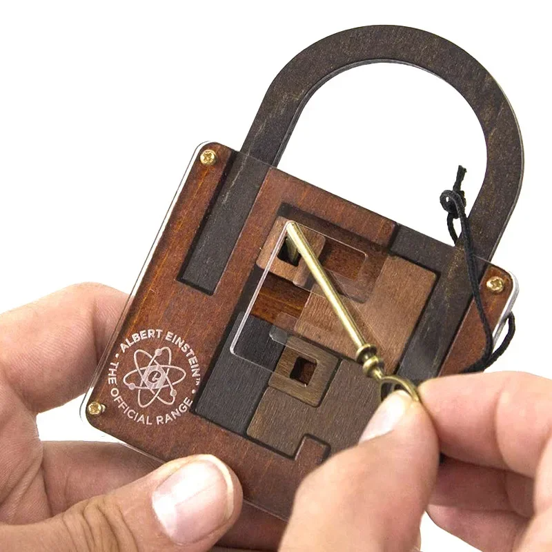 Woodworking For Kids - Challenging Classic Wooden Brainteaser Puzzle Game