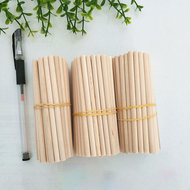 Round Wooden Stick for Crafts  - Woodworking Class บทวิจารณ์และราคา