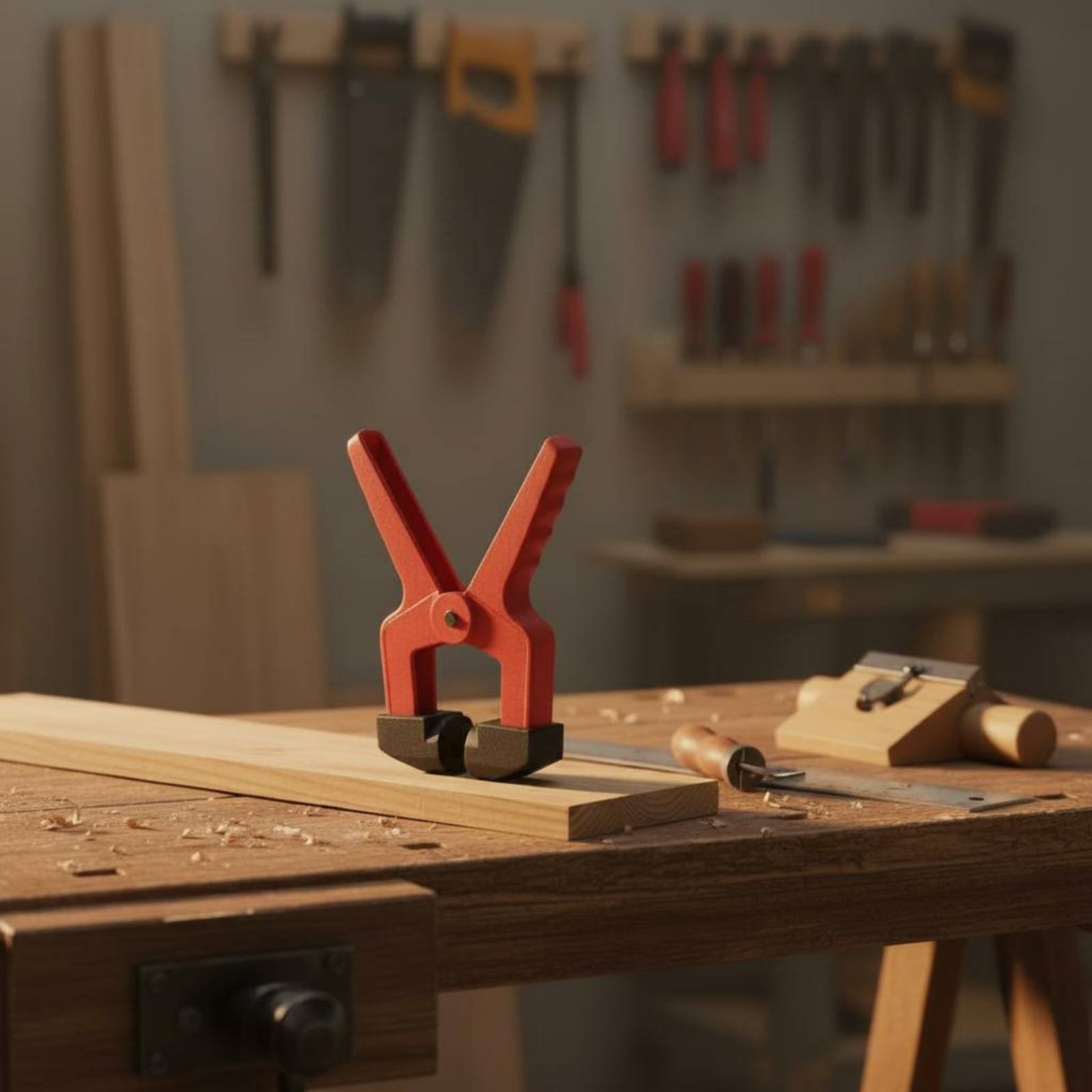 Triangular Clamp Clamp Red Col - Woodworking Hand Tools บทวิจารณ์และราคา