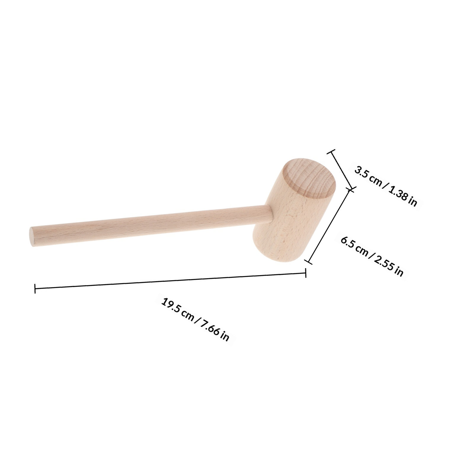 Wooden Crafting Hammer DIY Woo - Wooden Mallet Carving บทวิจารณ์และราคา
