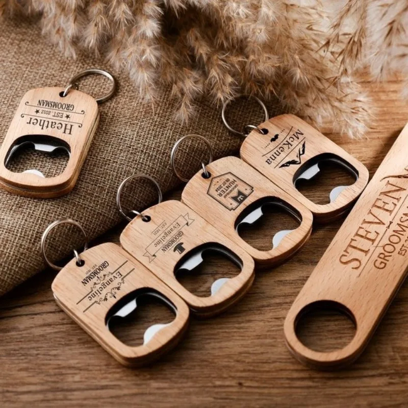 Custom Name Beers Bottle Opene - Woodworking Logos บทวิจารณ์และราคา