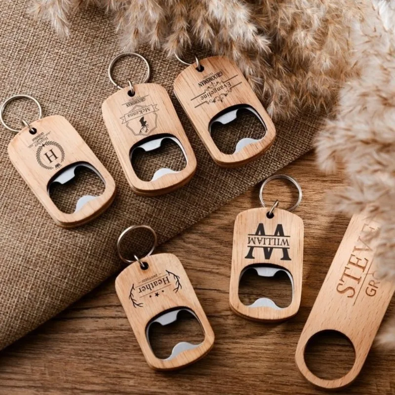 Custom Name Beers Bottle Opene - Woodworking Logos บทวิจารณ์และราคา