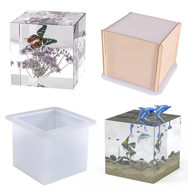 3D Rectangle Cuboid Epoxy Resi - Woodworking Resin บทวิจารณ์และราคา
