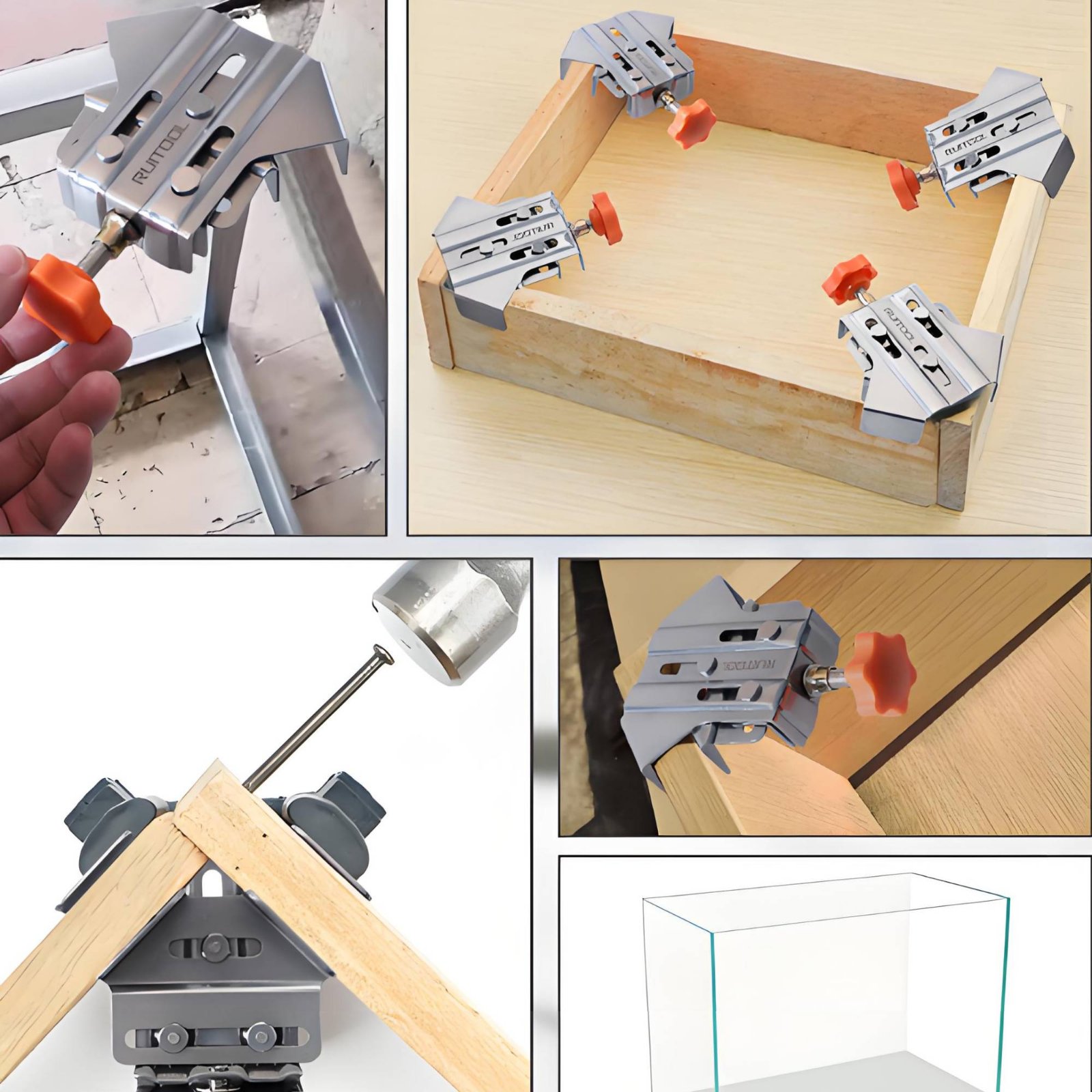 90 Degree Corner Clamp Stainle - Woodworking Hand Tools บทวิจารณ์และราคา