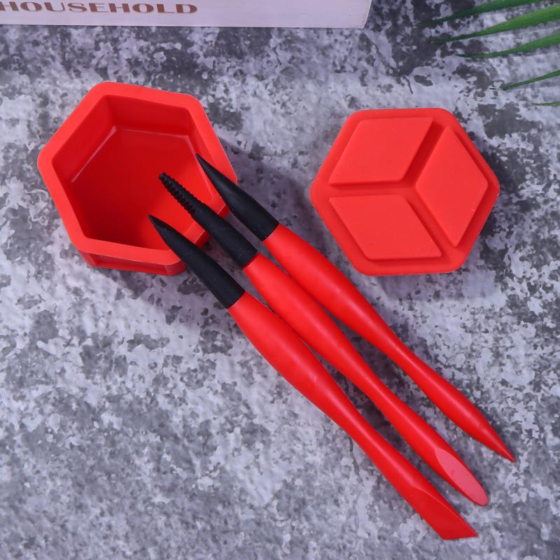 Silicone Glue Brush Kit 3pcs/4 - Woodworking Glue Applicator บทวิจารณ์และราคา