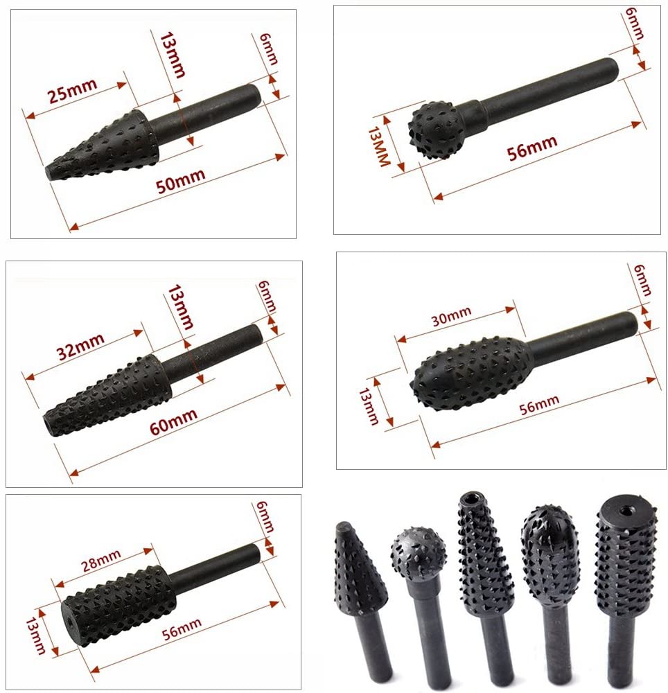 5PCS Drill Bit Set 1/4'' 6mm S - Woodworking Marking Knife บทวิจารณ์และราคา