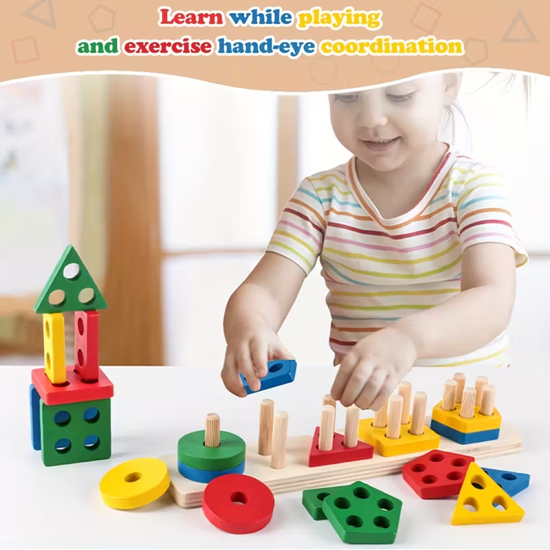 Montessori Wooden Games Baby T - Woodworking For Kids บทวิจารณ์และราคา
