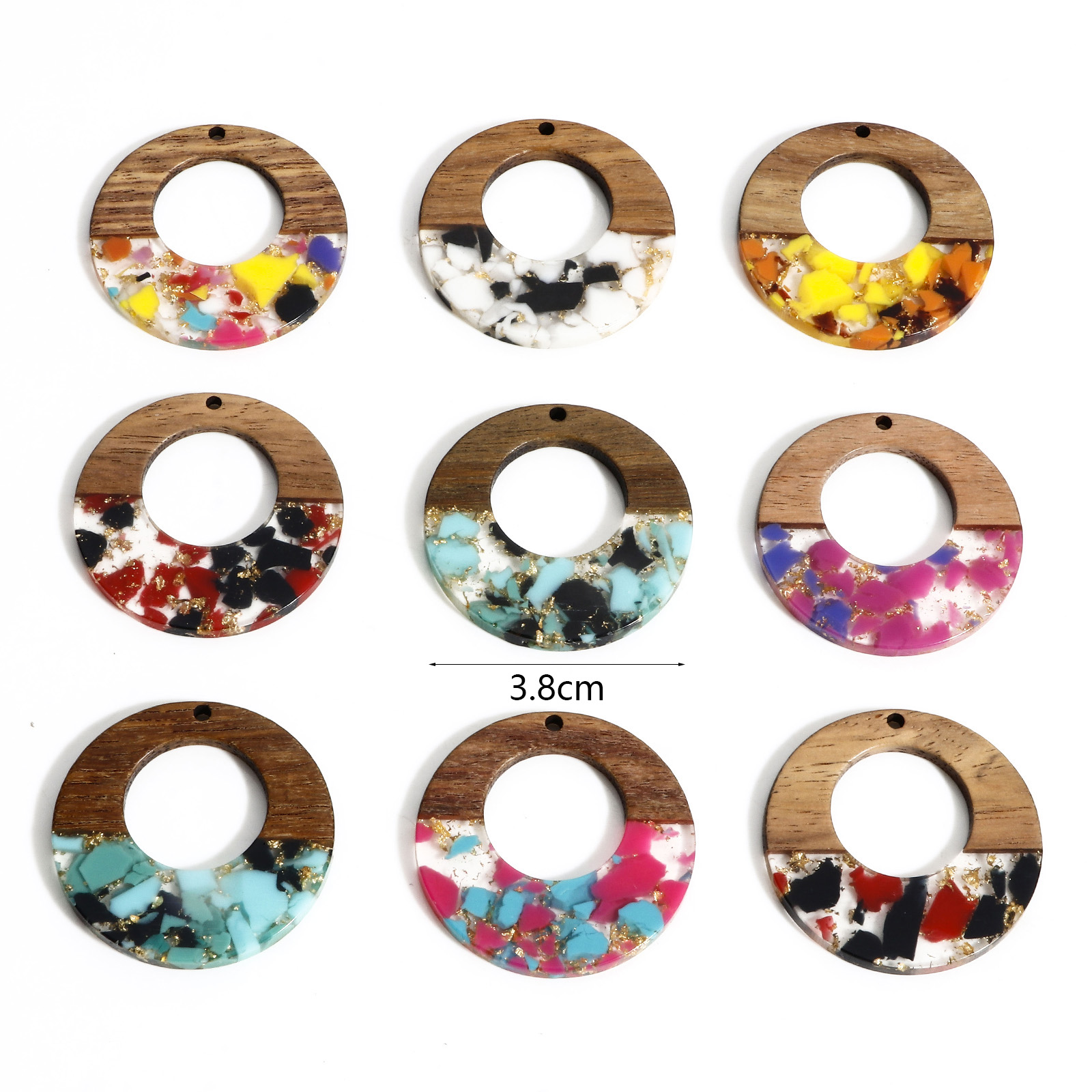 2Piece Vintage Wooden Charms R - Woodworking Resin บทวิจารณ์และราคา