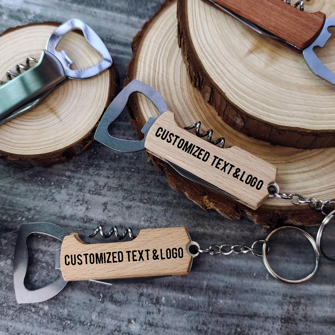 50*Personalized Beer/Wine Bott - Woodworking Logos บทวิจารณ์และราคา