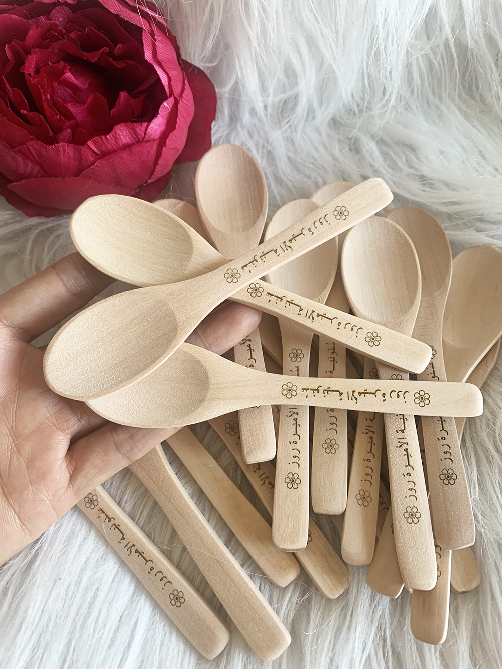 Custom Logo Wooden Spoon Honey - Woodworking Logos บทวิจารณ์และราคา
