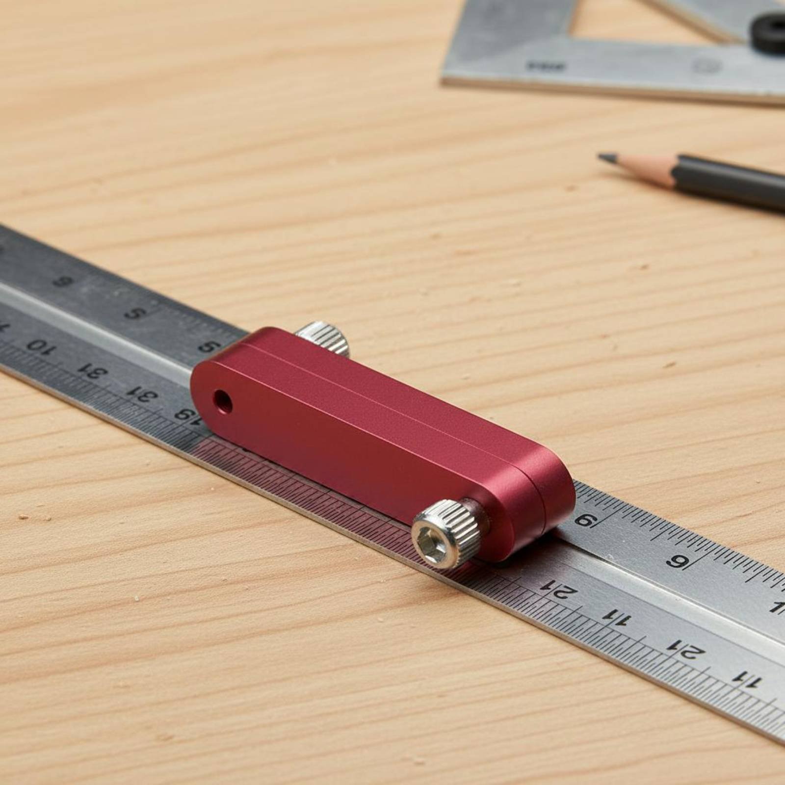 Woodworker's Ruler Stopper Adj - Woodworking Gauge บทวิจารณ์และราคา