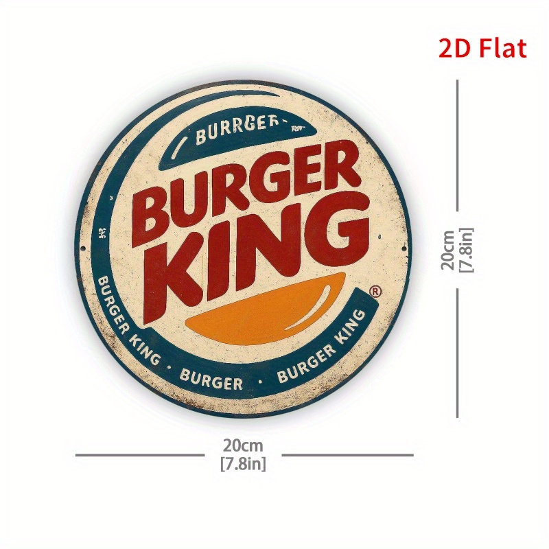 Burger King Retro wooden logo  - Woodworking Logos บทวิจารณ์และราคา