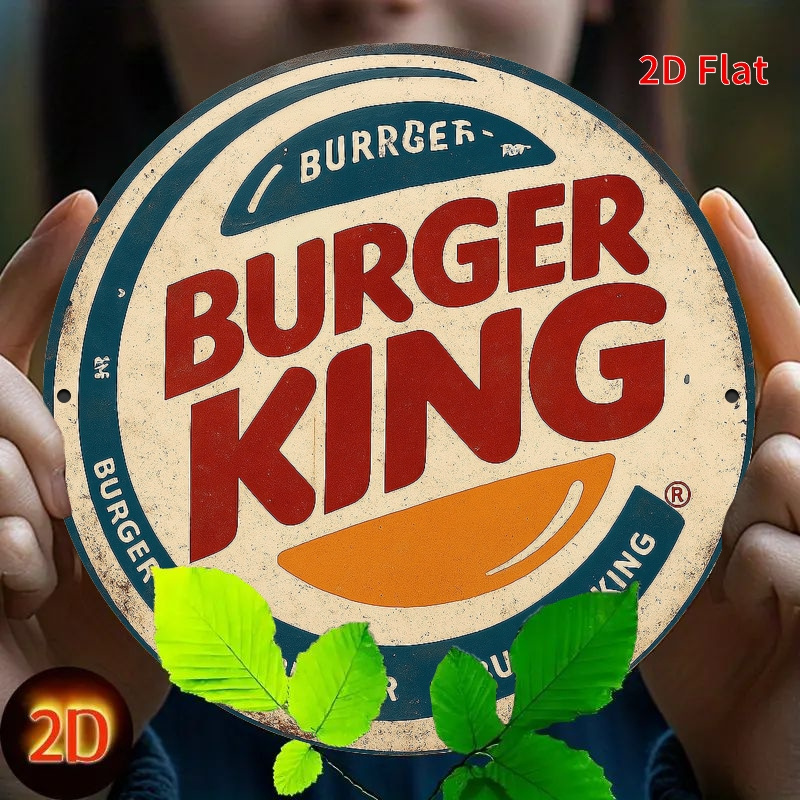 Burger King Retro wooden logo  - Woodworking Logos บทวิจารณ์และราคา