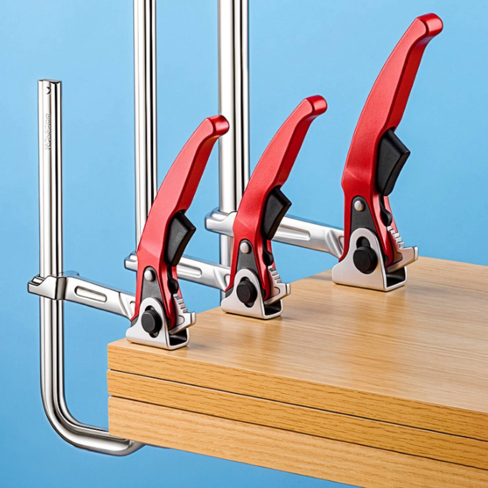 2 Pieces Ratchet F Clamp Thick - Woodworking Hand Tools บทวิจารณ์และราคา