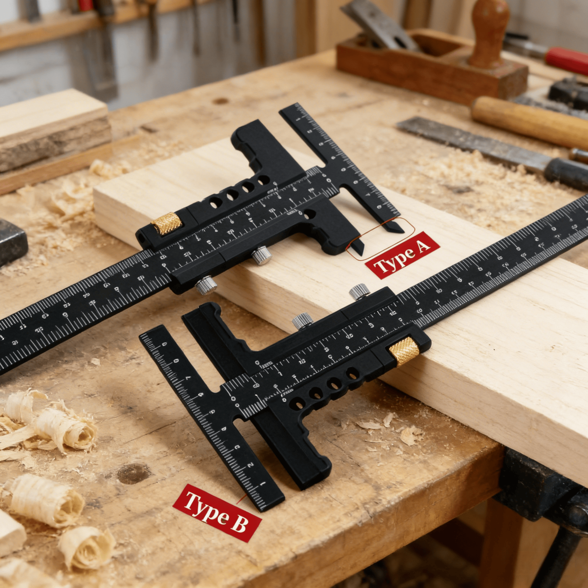 Aluminum Alloy T-Shaped Woodwo - Woodworking Gauge บทวิจารณ์และราคา