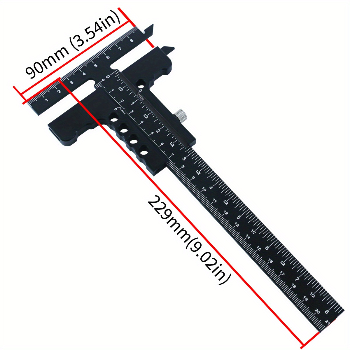 Aluminum Alloy T-Shaped Woodwo - Woodworking Gauge บทวิจารณ์และราคา