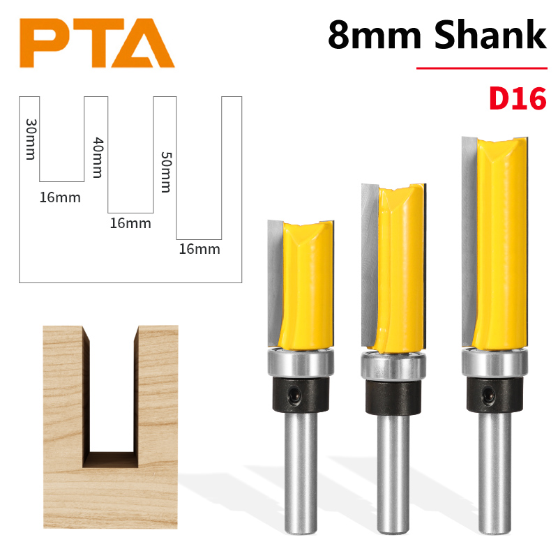 PTA 8MM Shank D16 Pattern Bit  - Woodworking Nc บทวิจารณ์และราคา