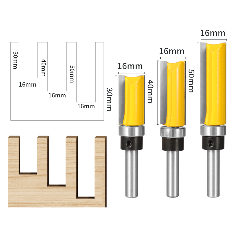 PTA 8MM Shank D16 Pattern Bit  - Woodworking Nc บทวิจารณ์และราคา