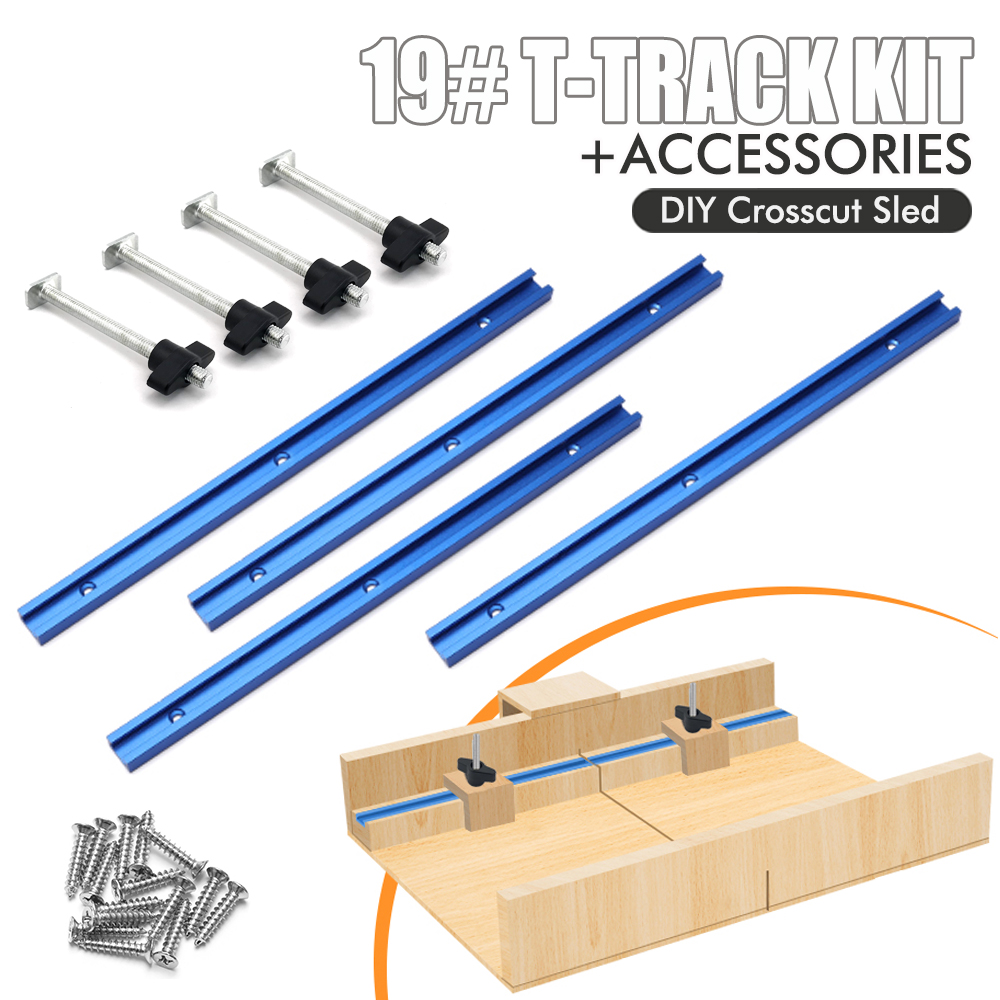 Woodworking 19# T-track Kit an - Woodworking Kits บทวิจารณ์และราคา