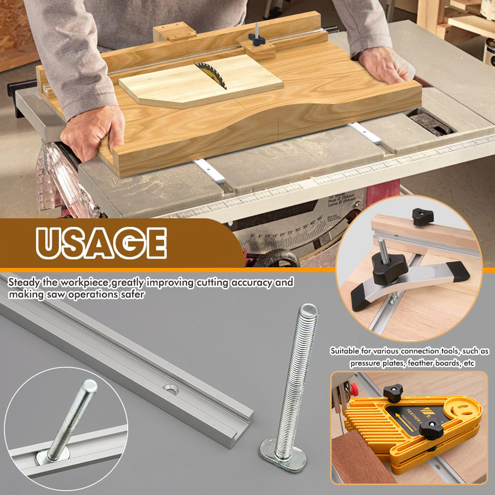 Woodworking 19# T-track Kit an - Woodworking Kits บทวิจารณ์และราคา