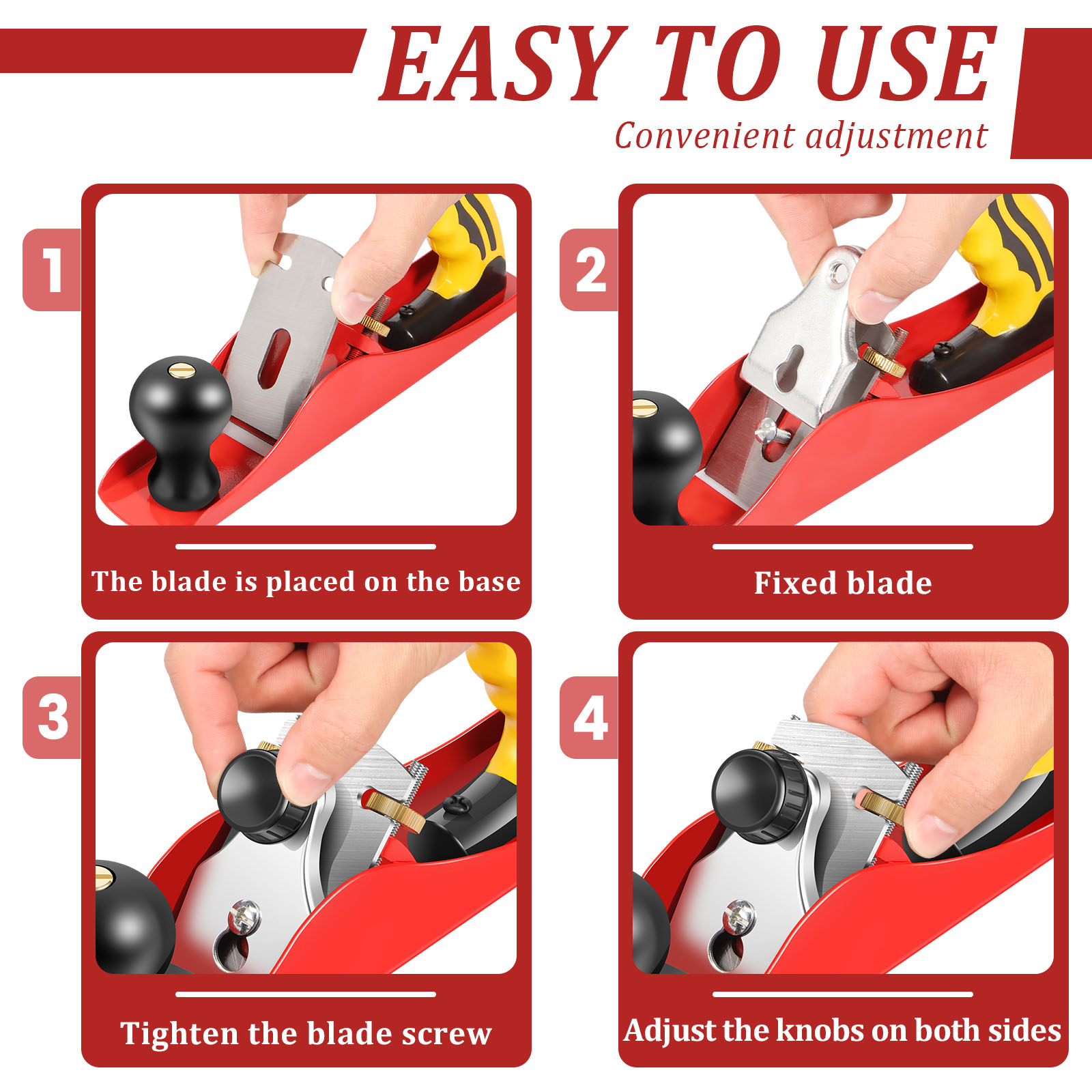 Wood Hand Planer Set Hand Tool - Woodworking Class บทวิจารณ์และราคา