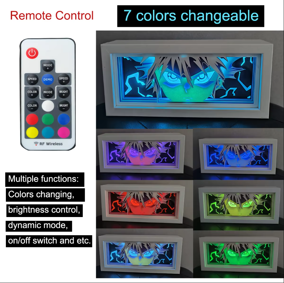 Anime Light Box Paper Cut Shad - Woodworking For Kids บทวิจารณ์และราคา