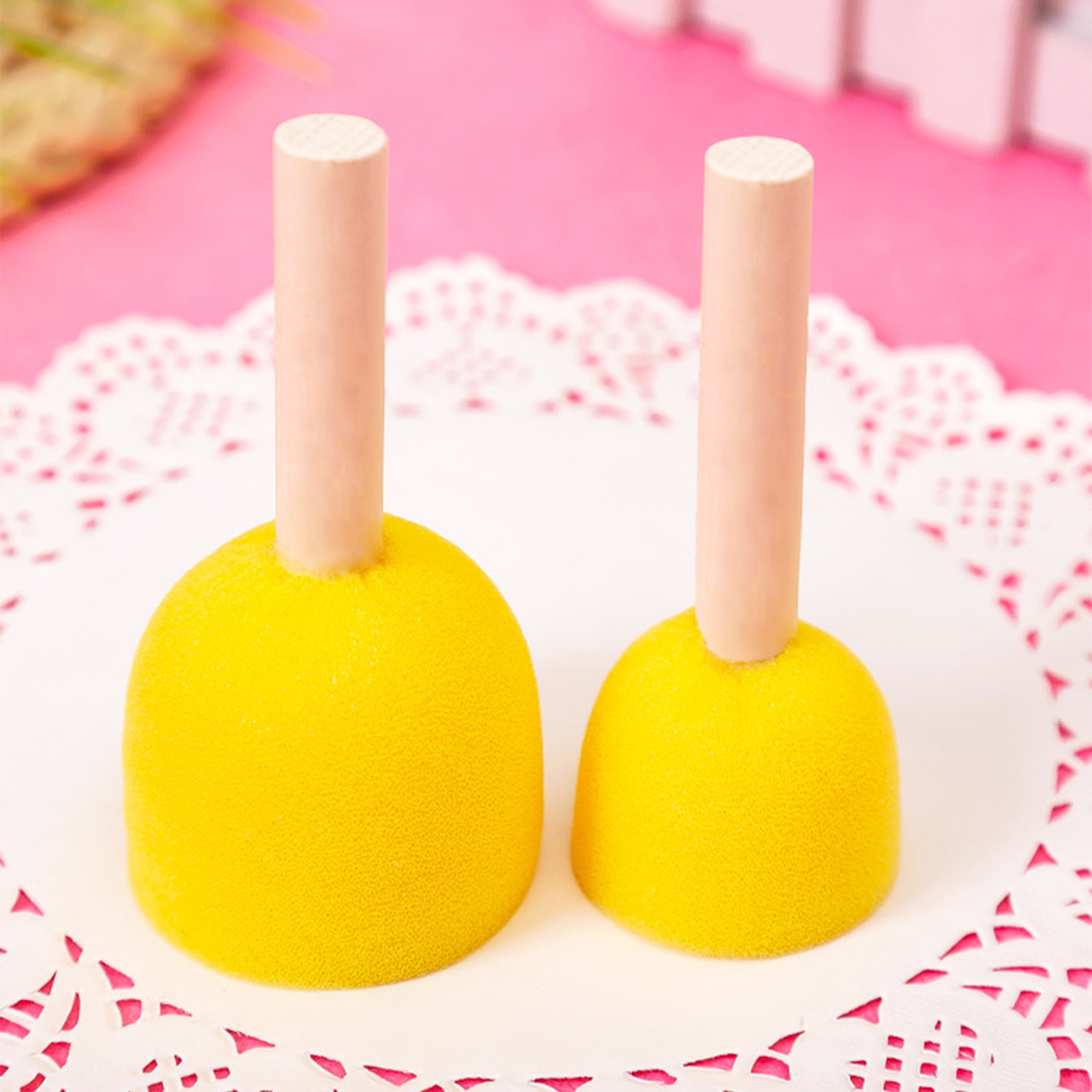 5pcs Round Stencil Sponge Wood - Woodworking For Kids บทวิจารณ์และราคา