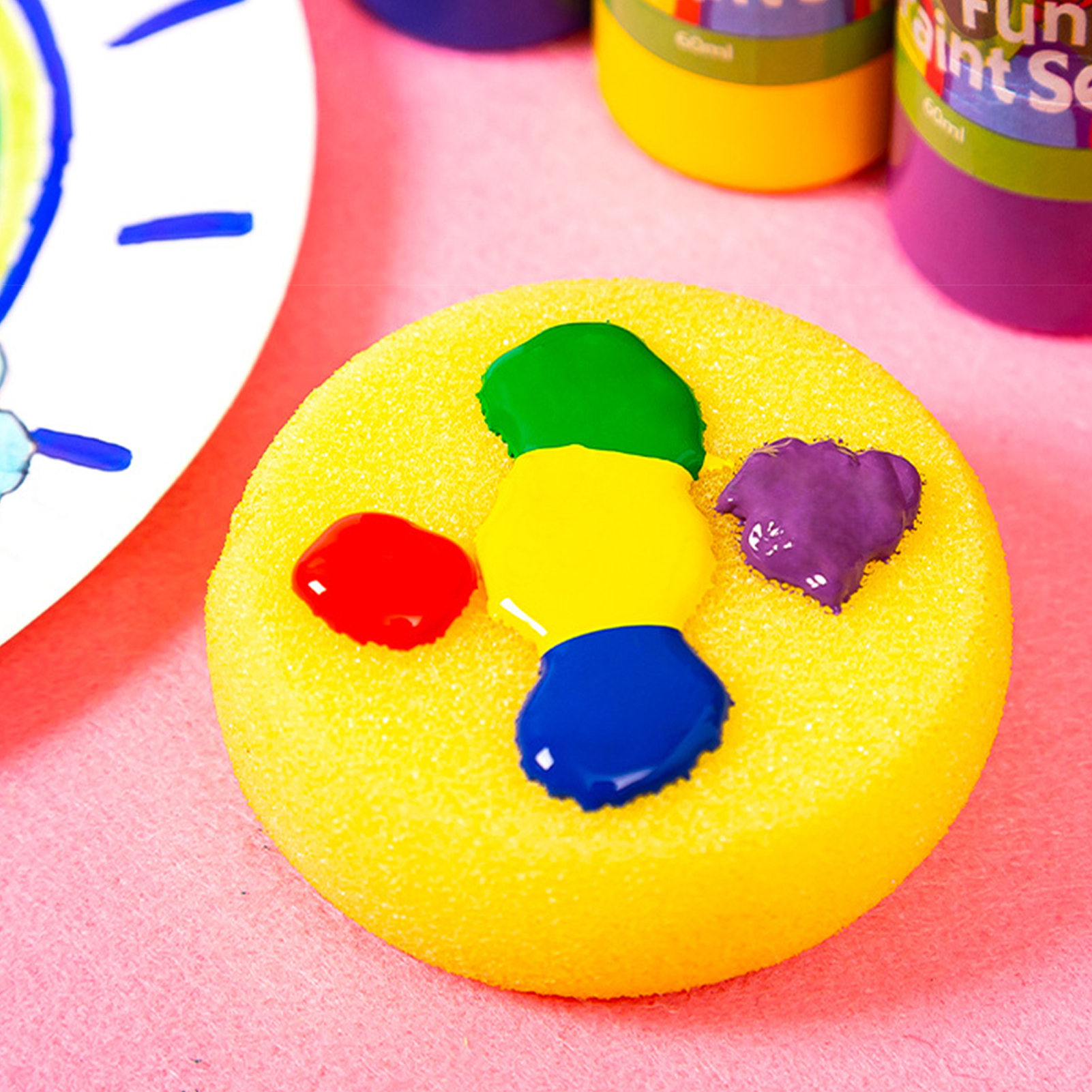 5pcs Round Stencil Sponge Wood - Woodworking For Kids บทวิจารณ์และราคา