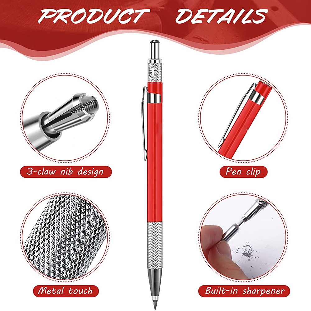 Welders Pencil with 12PCS Silv - Woodworking Marking Knife บทวิจารณ์และราคา