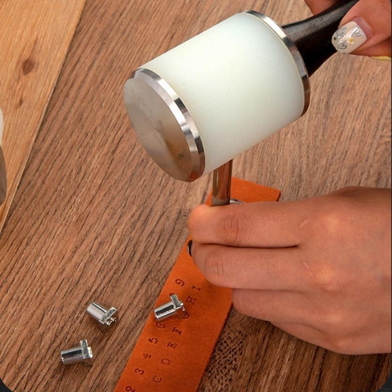 DIY Leather Crafts Mallet Long - Wooden Mallet Carving บทวิจารณ์และราคา