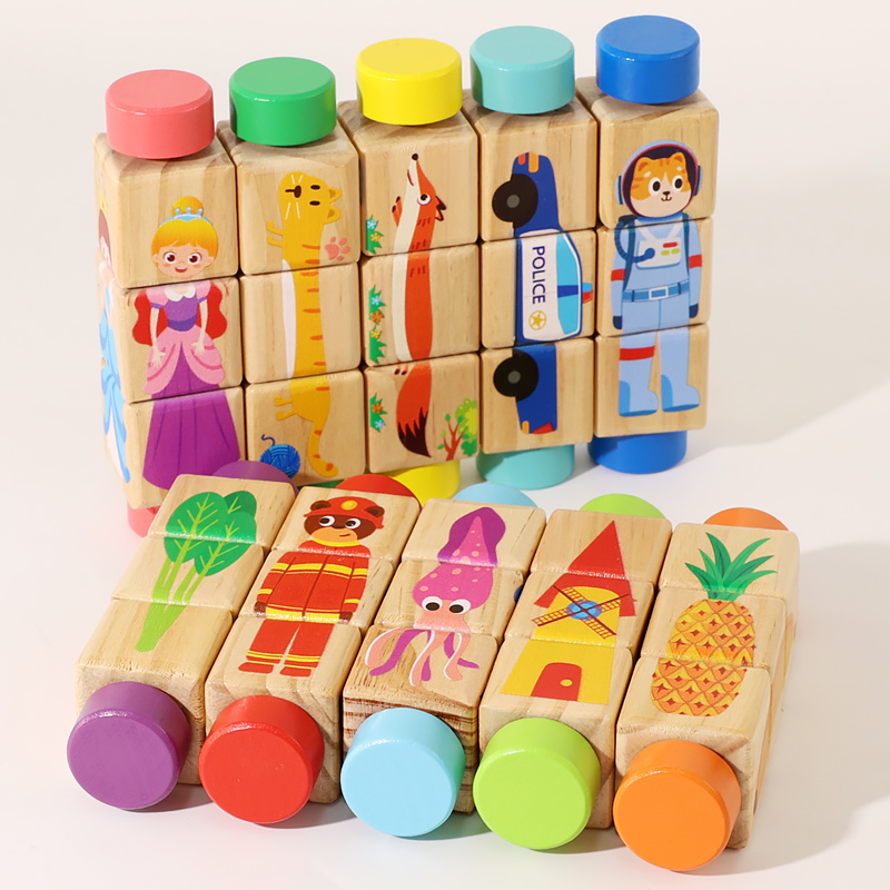 1pcs Baby Wooden Rotating Anim - Woodworking For Kids บทวิจารณ์และราคา