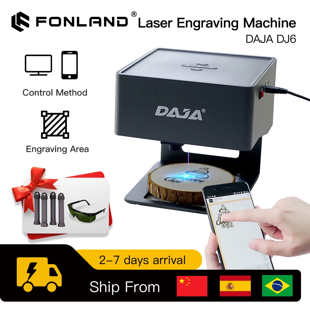 DAJA Laser Engraver CNC DIY DJ - Woodworking Logos บทวิจารณ์และราคา