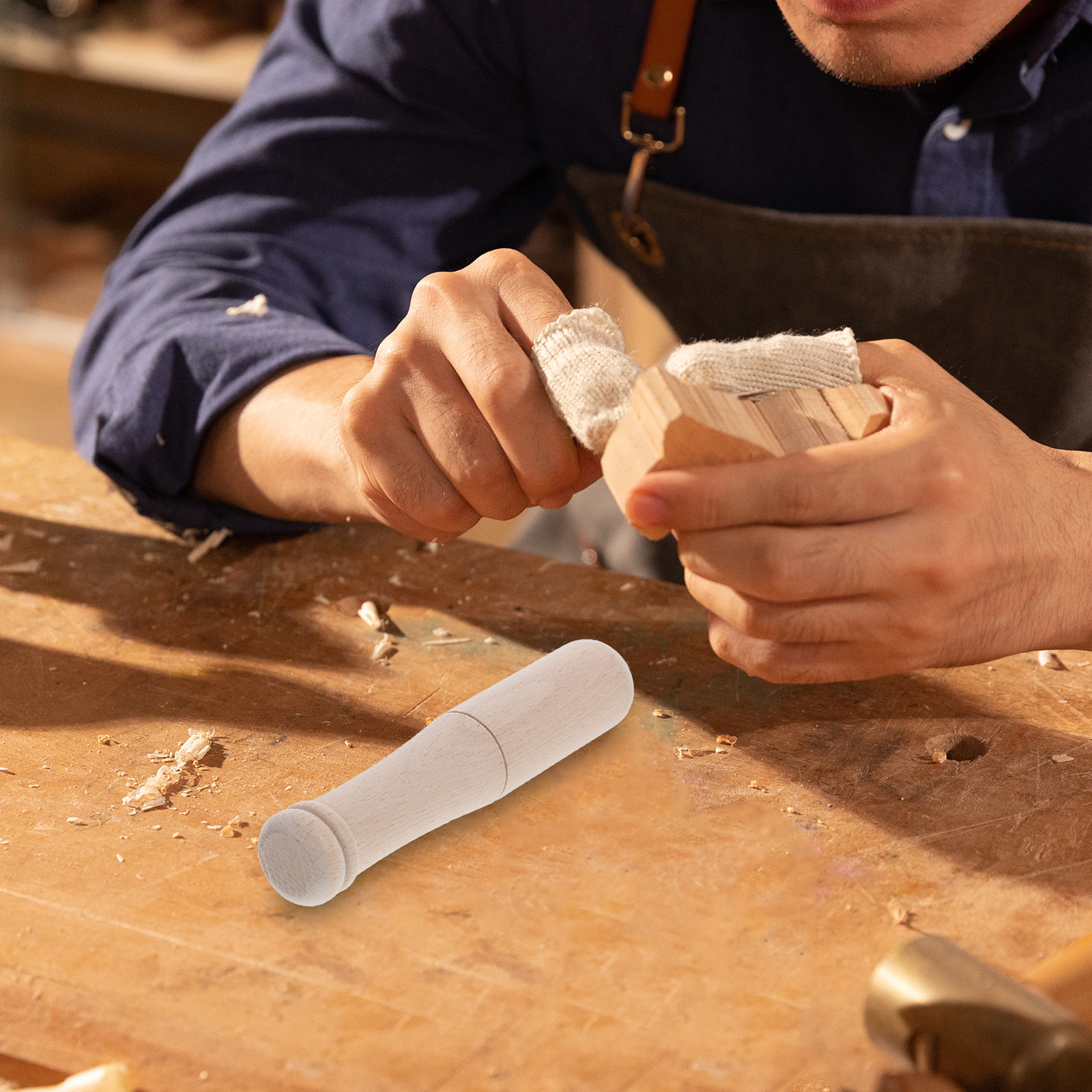 Premium Hardwood Beech Mallet  - Wooden Mallet Carving บทวิจารณ์และราคา
