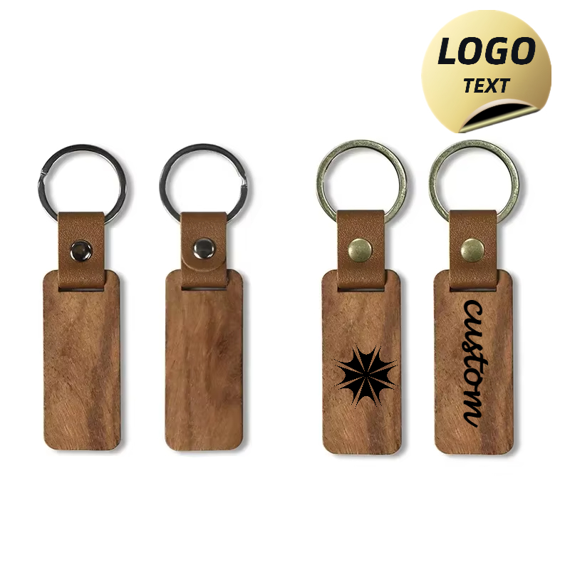 Laser Custom LOGO Wooden Keych - Woodworking Logos บทวิจารณ์และราคา