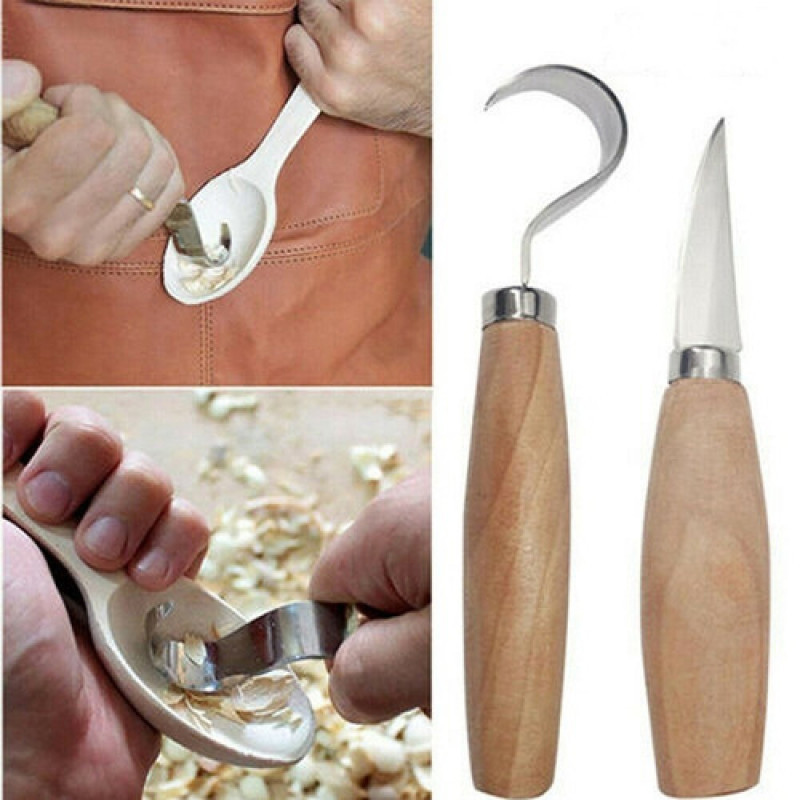Wood Carving Knife Chisel Hook - Woodworking Class บทวิจารณ์และราคา
