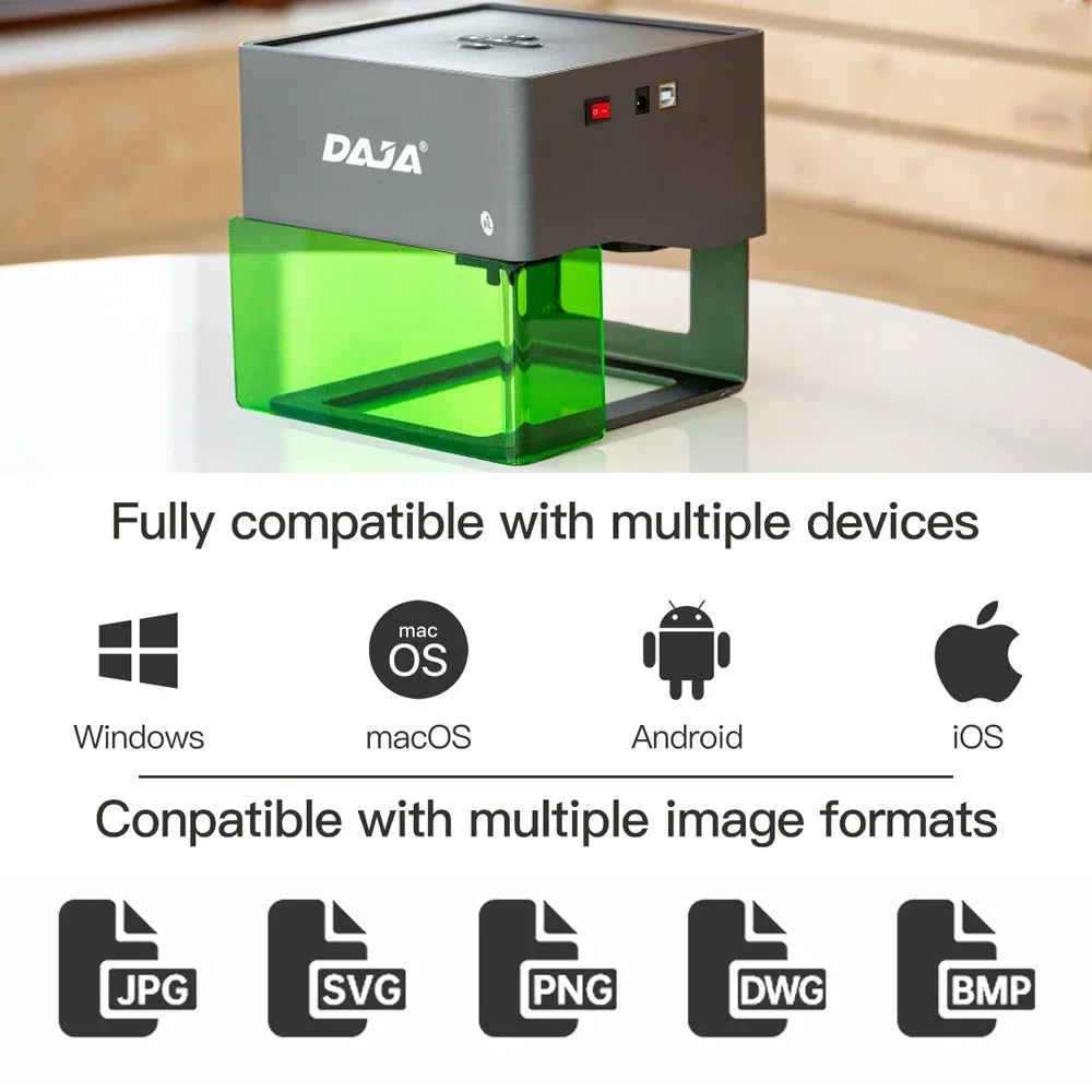DAJA Laser Engraver CNC DIY DJ - Woodworking Logos บทวิจารณ์และราคา