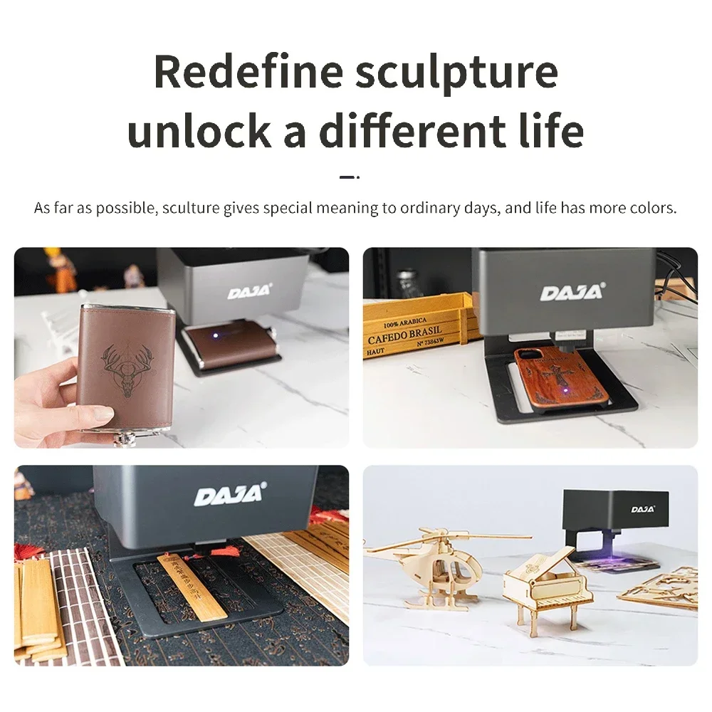 DAJA Laser Engraver CNC DIY DJ - Woodworking Logos บทวิจารณ์และราคา