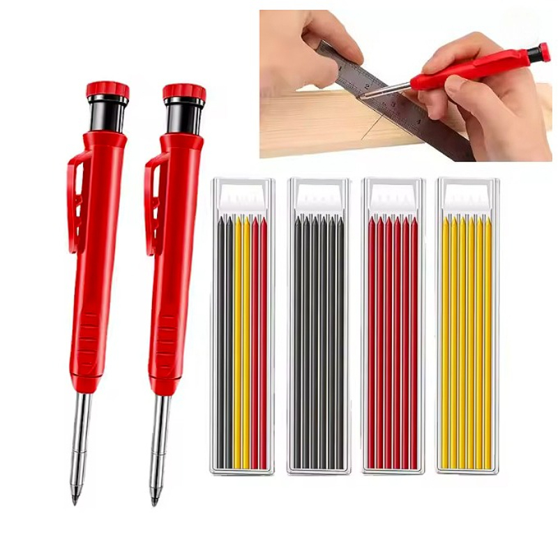 Solid Carpenter Pencil Set Woo - Woodworking Marking Knife บทวิจารณ์และราคา