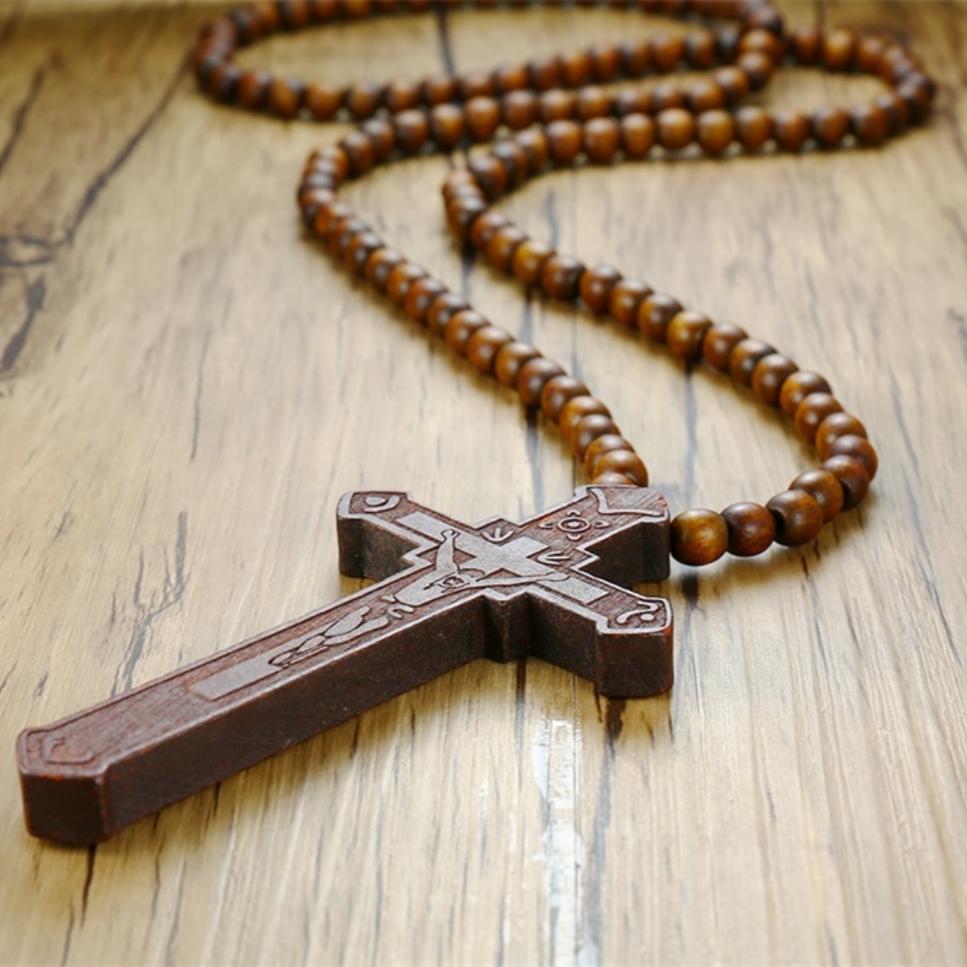 Rosary Necklace Large Wood Jes - Woodworking Nc บทวิจารณ์และราคา
