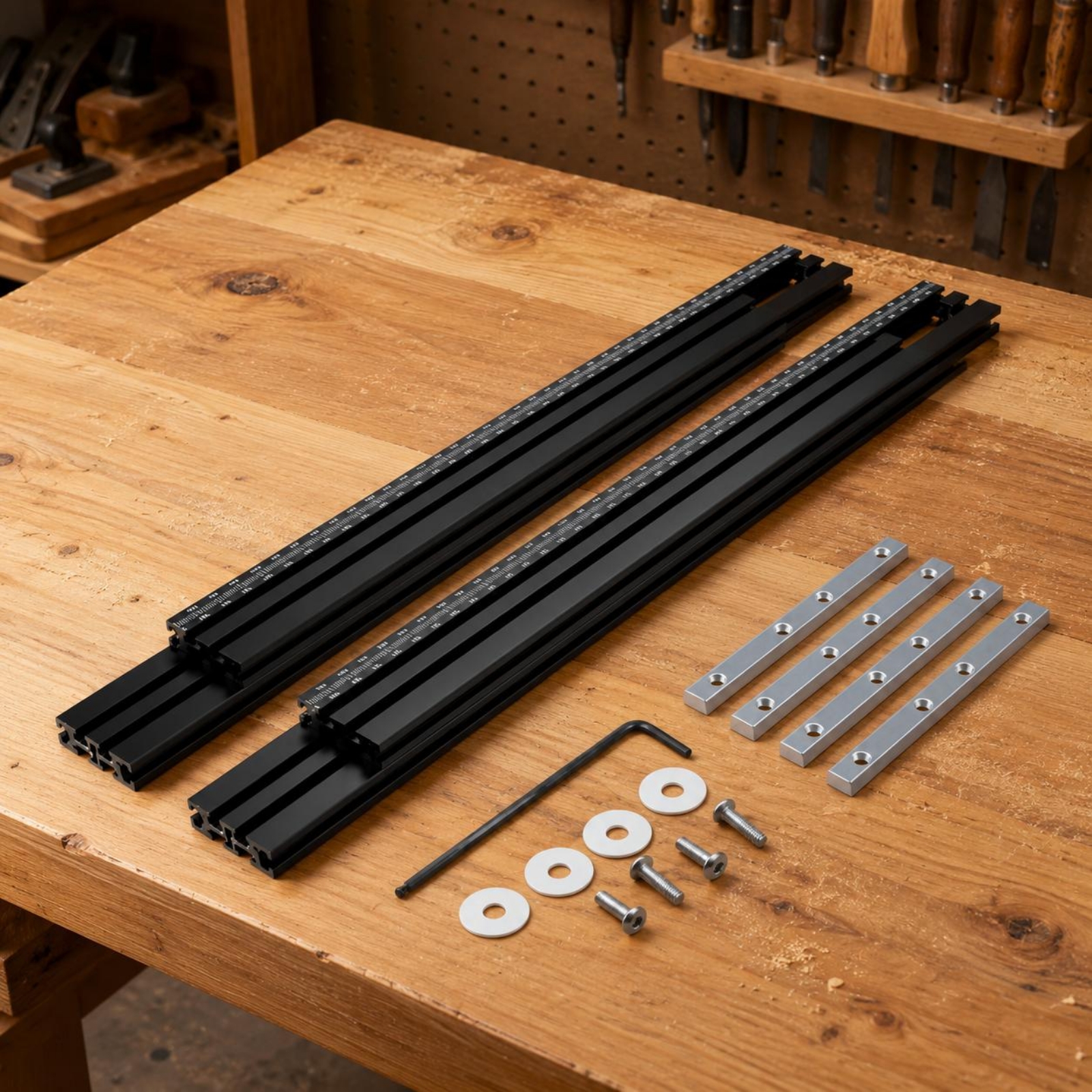 Routing Guide Tracks Metal Cut - Woodworking Kits บทวิจารณ์และราคา