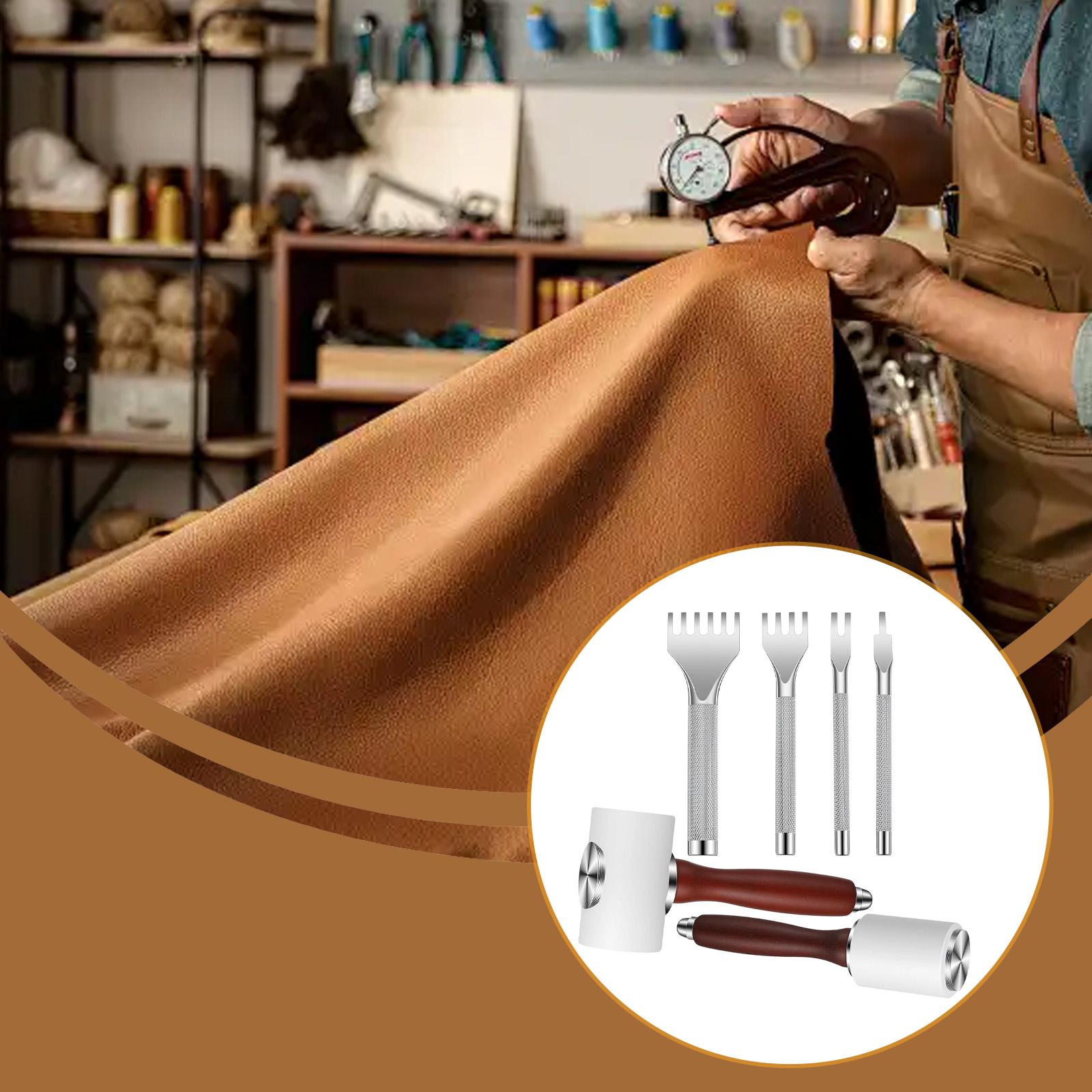 6x PU Leather Carving Hammer H - Wooden Mallet Carving บทวิจารณ์และราคา