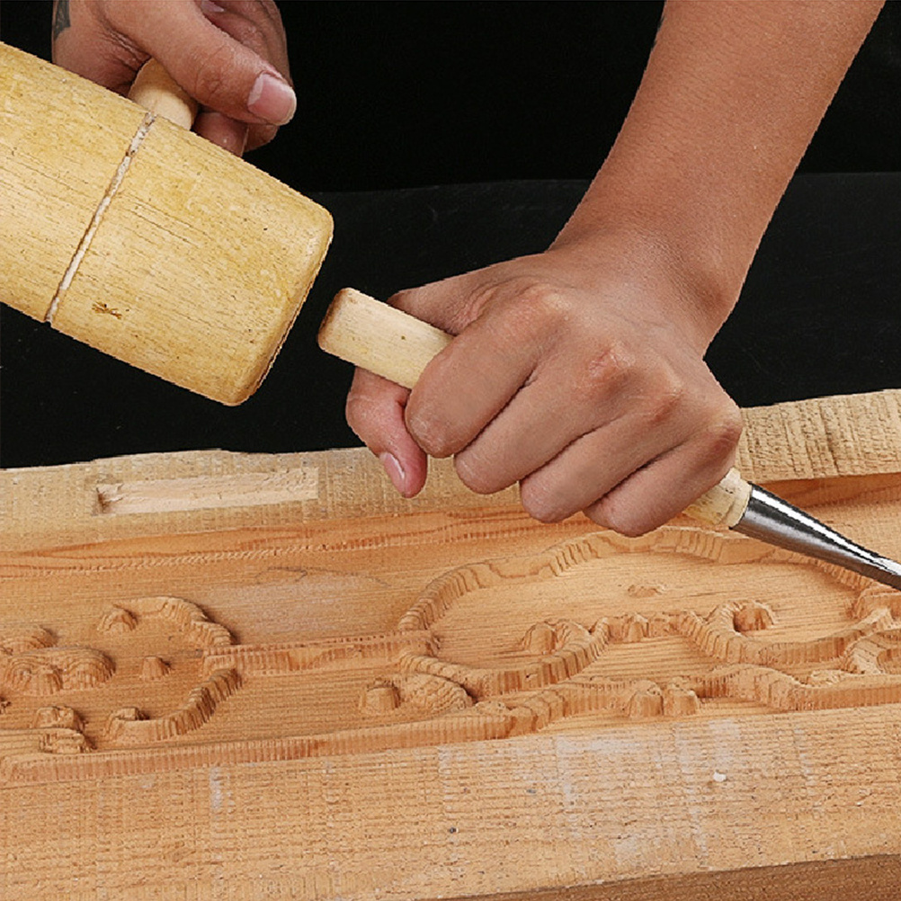 Multi-Use Wood Mallet for Wood - Wooden Mallet Carving บทวิจารณ์และราคา