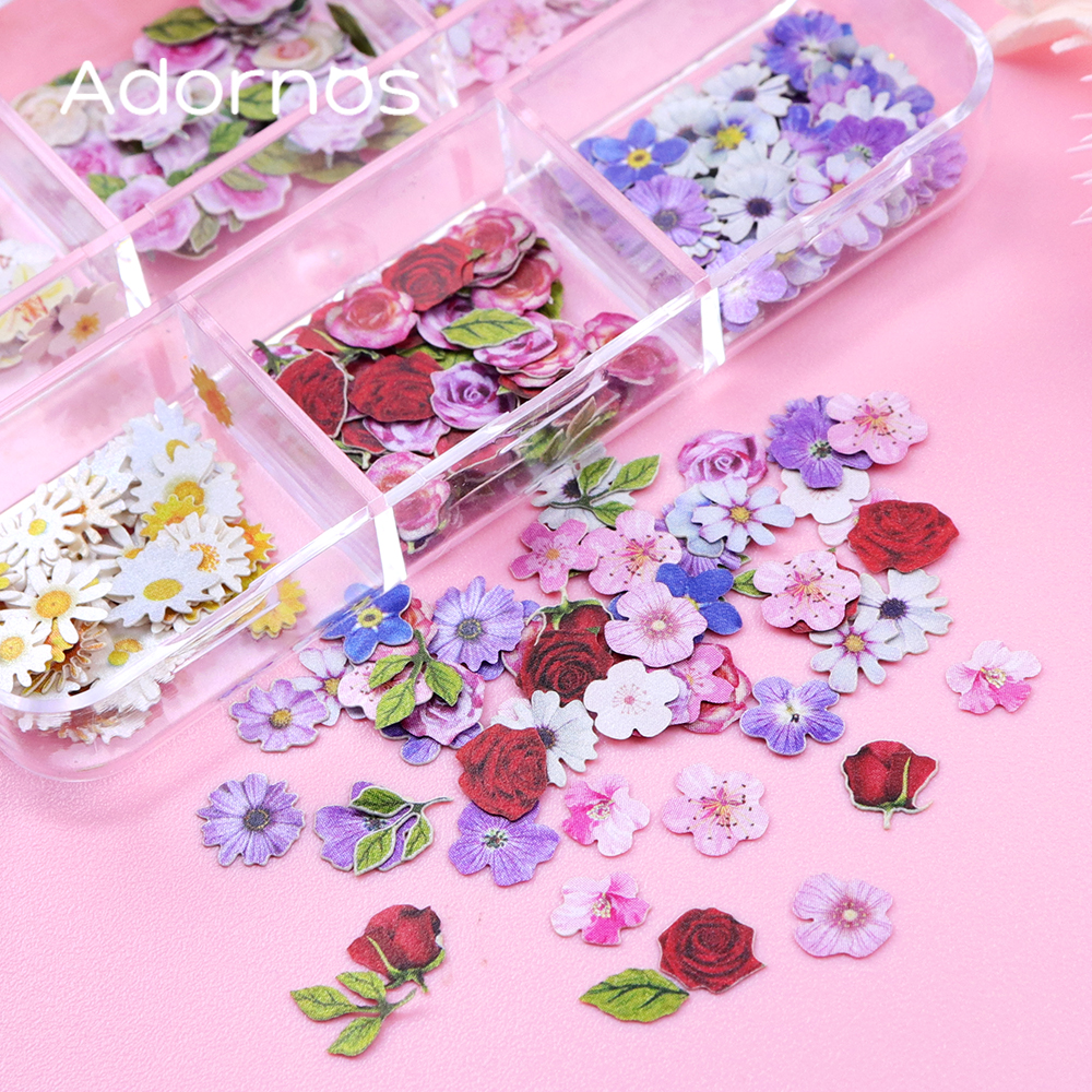 6 Grids Flowers Wood Pulp Chip - Woodworking Resin บทวิจารณ์และราคา