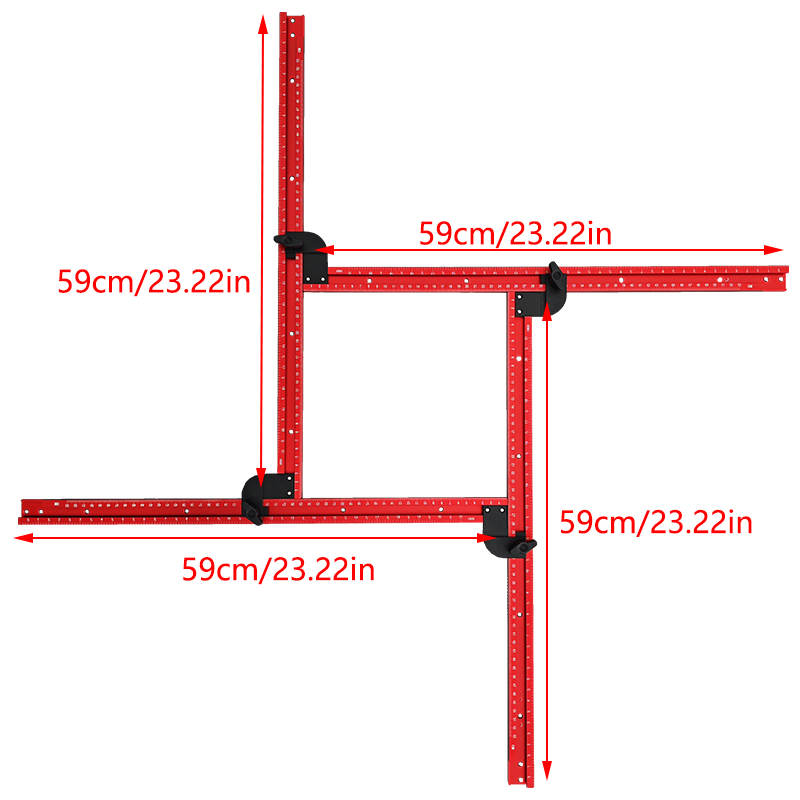 59cm Adjustable Square Router  - Woodworking Project Plans บทวิจารณ์และราคา